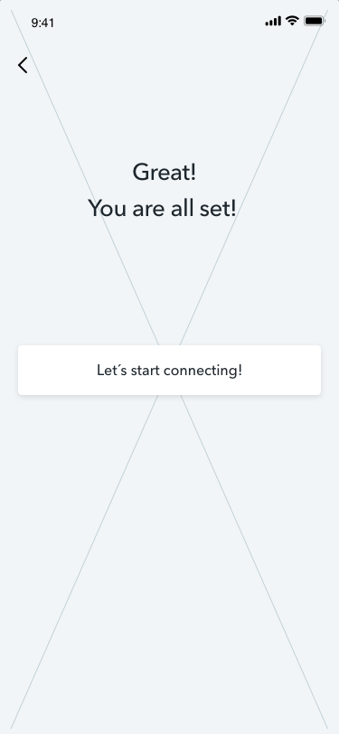 Screen design displayed in a mockup